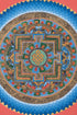 Kalachakra Mandala Tibetan Thangka Art with endless knot | For Meditation